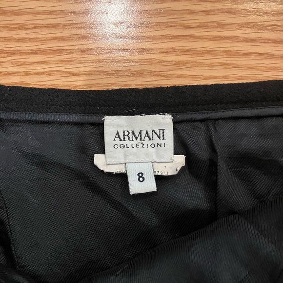 Armani black mini skirt, size 8 - Picture 4 of 7